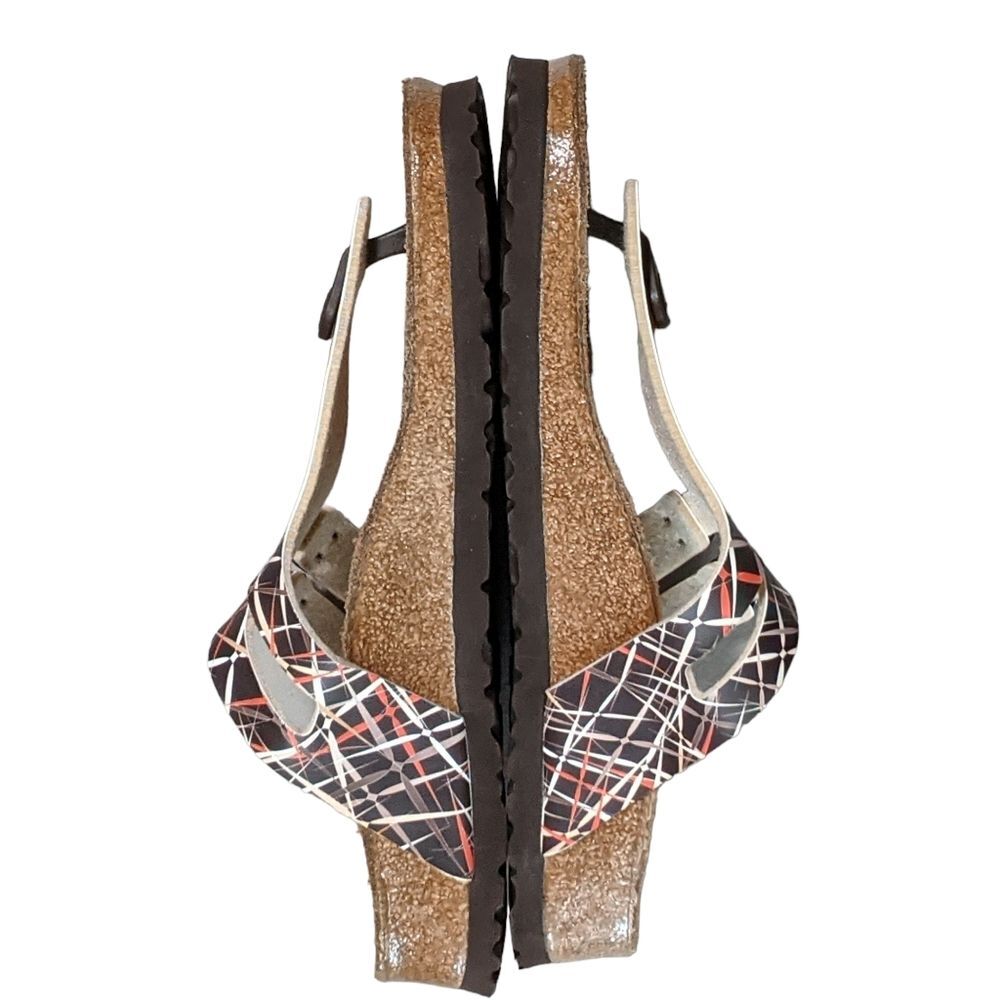 Birki's Birkenstock between toe thonged splatter print sandal slip on op… - Picture 2 of 12